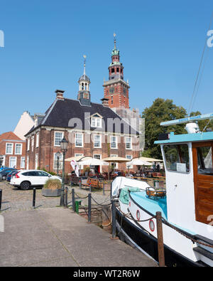 Ancien lécheuse ou pesage house en allemand ville de Leer en Basse-Saxe Banque D'Images