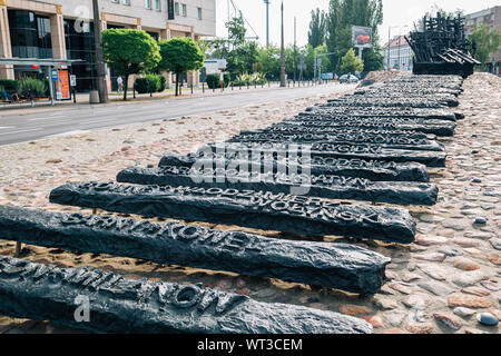 Varsovie, Pologne - 14 juin 2019 : Monument aux Morts et assassinés dans l'Est Banque D'Images