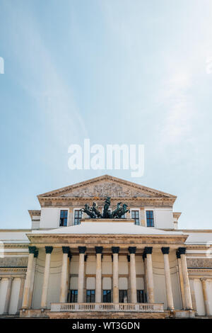 Teatr Wielki - Polish National opera house à Varsovie, Pologne Banque D'Images