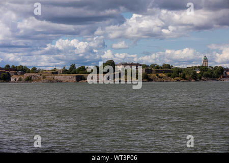 La forteresse de Suomenlinna sea à Helsinki, Finlande Banque D'Images