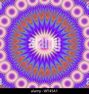 Résumé fond ornement multicolore mandala - vector illustration Illustration de Vecteur