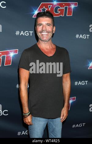 Los Angeles, CA. 10 Sep, 2019. Simon Cowell aux arrivées d'AMERICA'S GOT TALENT en direct, le Kodak Theater à Hollywood et Highland Center, Los Angeles, CA Septembre 10, 2019. Credit : Priscilla Grant/Everett Collection/Alamy Live News Banque D'Images