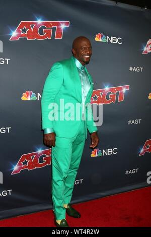 Los Angeles, CA. 10 Sep, 2019. Terry Crews aux arrivées d'AMERICA'S GOT TALENT en direct, le Kodak Theater à Hollywood et Highland Center, Los Angeles, CA Septembre 10, 2019. Credit : Priscilla Grant/Everett Collection/Alamy Live News Banque D'Images