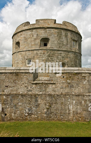 Le Château de Pendennis. Falmouth, Cornwall, Angleterre Banque D'Images