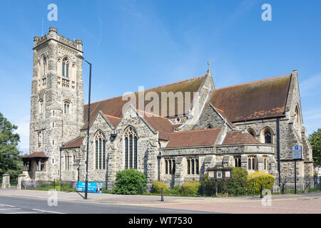 Eglise paroissiale St Peter, High Road, Bushey Heath, Hertfordshire, Angleterre, Royaume-Uni Banque D'Images