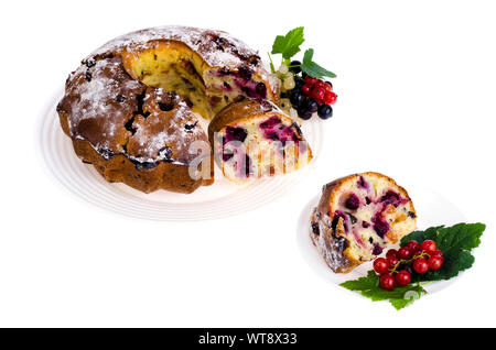 La cuisson à la maison. Cupcake avec les baies fraîches. Studio Photo Banque D'Images