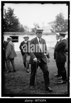 MOORE, WILLIAM H. JUGE. HORSE SHOW Banque D'Images