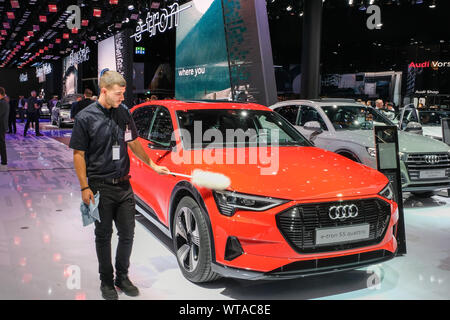 Audi sur l'IAA 2019 Exposition internationale de l'automobile, Frankfurt am Main, Allemagne Banque D'Images