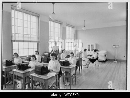 L'École professionnelle de filles du comté de Middlesex, Woodbridge, New Jersey. Banque D'Images