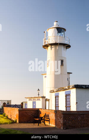 Hartlepool Heugh Lighthouse Banque D'Images