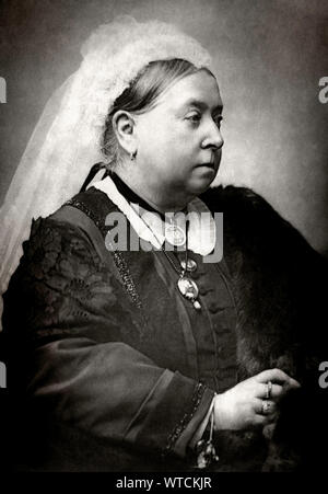 Victoria (1819 - 1901) fut reine du Royaume-Uni de Grande-Bretagne et d'Irlande de 20 juin 1837 jusqu'à sa mort. Connu sous le nom de l'ère victorienne, sa Banque D'Images