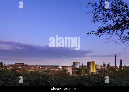 Steelworks Bruckhausen de ThyssenKrupp AG Banque D'Images