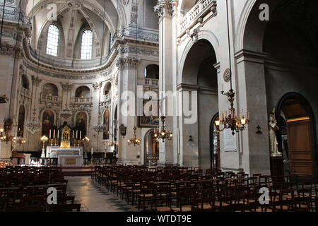 Saint-paul-église saint-louis à Paris (France) Banque D'Images