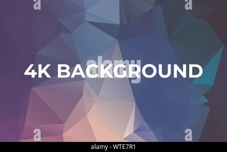 4K low poly couleurs vibrantes vector background moderne Illustration de Vecteur