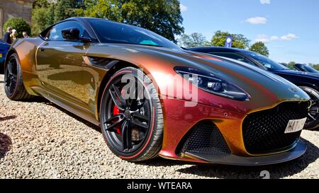 Aston Martin DBS Superleggera sur spectacle au 2019 Concours d'elégance à Blenheim Palace, le 8 septembre 2019 Banque D'Images