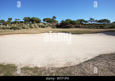 Quinta do Lago Golf Parc national Rio Formosa Algarve Portugal Banque D'Images