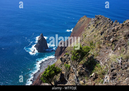 Ponta dos Rosais Sao Jorge Açores Portugal Banque D'Images