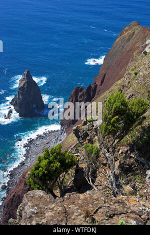 Ponta dos Rosais Sao Jorge Açores Portugal Banque D'Images