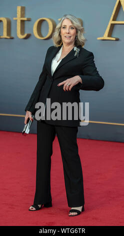 Londres - Angleterre - septembre 9 : Phyllis Logan assiste à la première mondiale de 'Harry Potter' dans Leicester Square, Londres, Royaume-Uni le 9 septembre 2019. {Credit Banque D'Images