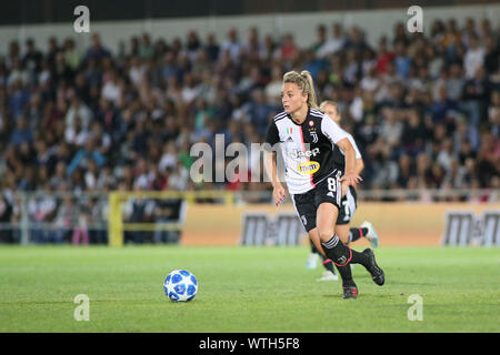 Alessandria, Italie, 11 septembre 2019, LES FEMMES DE LA LIGUE DES CHAMPIONS CALCIO 2019/2020 ALESSANDRIA, 11/09/2019 - JUVENTUS VS BARCELLONA MARTINA ROSUCCI pendant les femmes vs Juventus Barcellona - Ligue des Champions - Football Femmes Crédit : LPS/Claudio Benedetto/Alamy Live News Banque D'Images