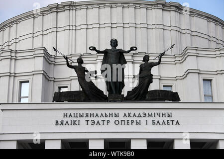 La National Academic Opera and Ballet Theatre Bolchoï de Minsk Banque D'Images