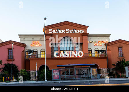 Silver Sevens Casino à Las Vegas NEVADA USA Banque D'Images