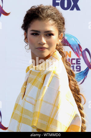 Teen Choice Awards 2019 : tenue à Hermosa Beach Pier Plaza à Los Angeles, Californie. Comprend : Zendaya Où : Los Angeles, California, United States Quand : 11 août 2019 : Crédit M. Adriana Barraza/WENN.com Banque D'Images