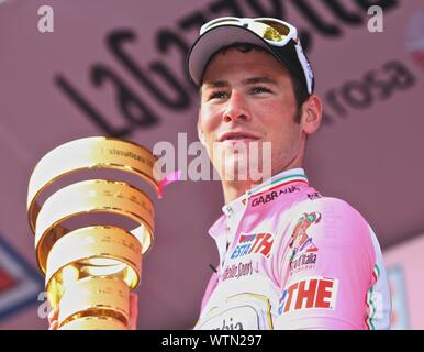 Grand Vélo, Mark Cavendish au Giro di Italia Banque D'Images