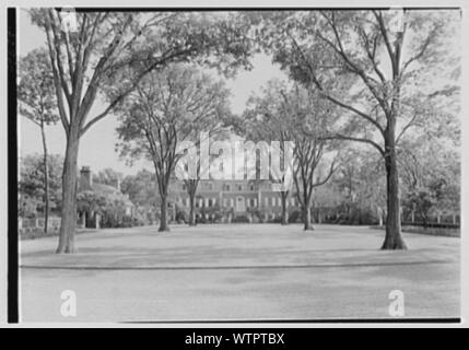 Mme Evelyn Marshall Field, résidence à Syosset, Long Island. Banque D'Images