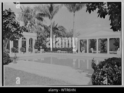 Mme H. Mercer Walker, résidence à El Vedado, Palm Beach, en Floride. Banque D'Images