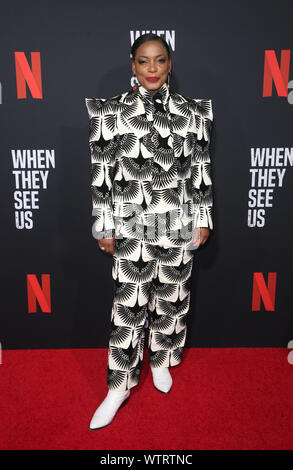 Lorsqu'ils nous voient pour votre examen comprend : Aunjanue Ellis Où : Los Angeles, California, United States Quand : 11 août 2019 Credit : FayesVision/WENN.com Banque D'Images