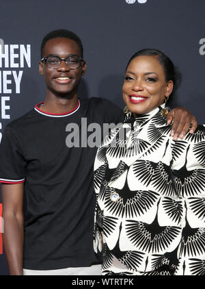Quand ils nous voient à votre examen avec : Ethan Herisse, Aunjanue Ellis Où : Los Angeles, California, United States Quand : 11 août 2019 Credit : FayesVision/WENN.com Banque D'Images
