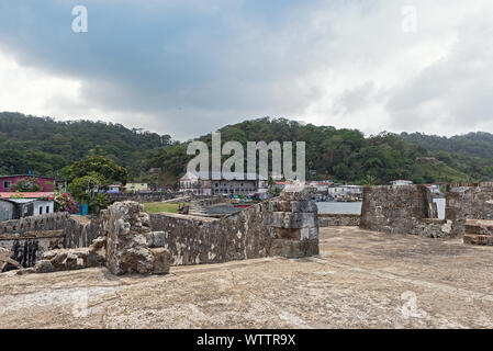 Le fort de San Jerónimo à portobelo panama.jpg Banque D'Images