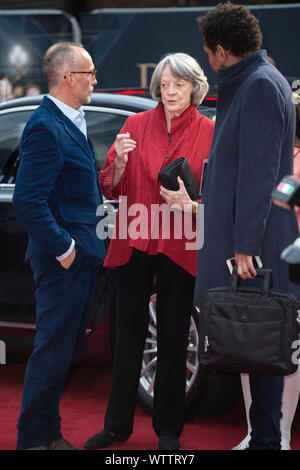 Londres, Royaume-Uni. 09Th Sep 2019. Maggie Smith assiste à la première mondiale de Downton Abbey à Leicester Square à Londres. Credit : SOPA/Alamy Images Limited Live News Banque D'Images
