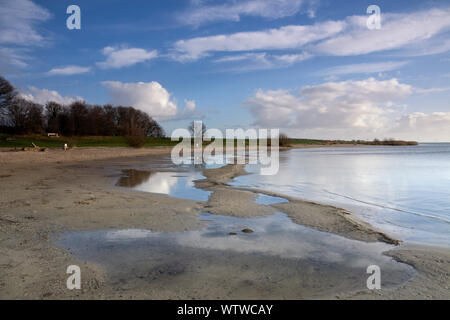 Vue sur le lac IJsselmeer Banque D'Images