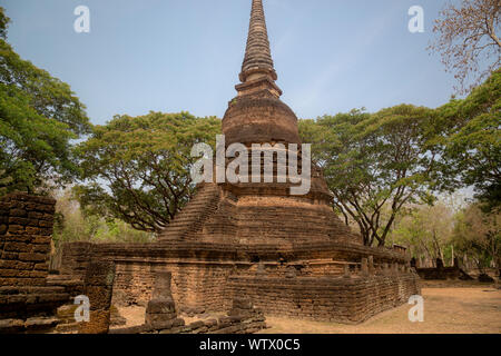Si Satchanalai Historical Park est le parc historique de la Thaïlande construit dans la période de Sukhothai a reçu l'inscription du patrimoine culturel de l'UNESCO Banque D'Images