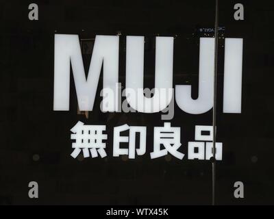 Beijing, Beijing, Chine. Sep 12, 2019. Beijing, Chine - un magasin MUJI à Beijing. Crédit : SIPA Asie/ZUMA/Alamy Fil Live News Banque D'Images