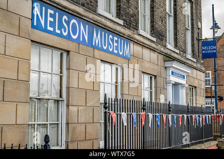 Great Yarmouth, Norfolk, UK - 08 septembre 2019. Le Musée historique de Nelson, dans la station balnéaire de Great Yarmouth Banque D'Images