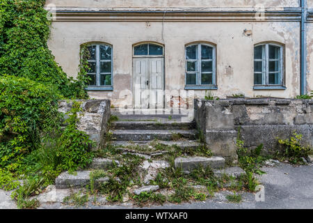 Bâtiment délabré et abandonné Banque D'Images