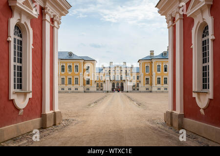 Le palais de Rundale, Lettonie Banque D'Images