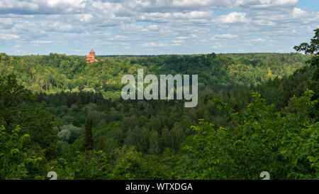 Château de Turaida Sigulda Banque D'Images