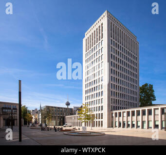 Le Quartier Gerling, l'ancien quartier général de l'assurance Gerling group a été converti en un quartier résidentiel et complexe de bureaux, Cologne, Banque D'Images