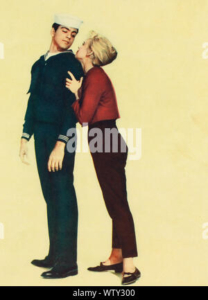 L'amour dans un bocal aka Blonde, süß und sehr, USA, 1961 de l'influenza aviaire, Regie : Jack Sher, acteurs : Tommy Sands, Toby Michaels Banque D'Images