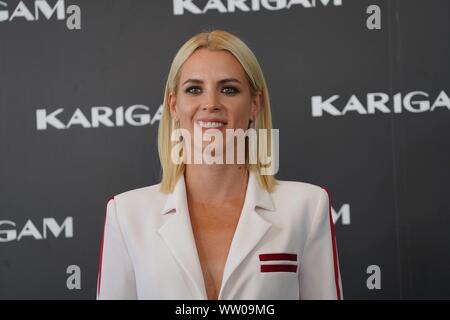 Madrid, Espagne. Sep 12, 2019. L'actrice Maggie Civantos Karigam au cours de l'événement de marque à Madrid le jeudi 12 septembre 2019 Crédit : CORDON PRESS/Alamy Live News Banque D'Images