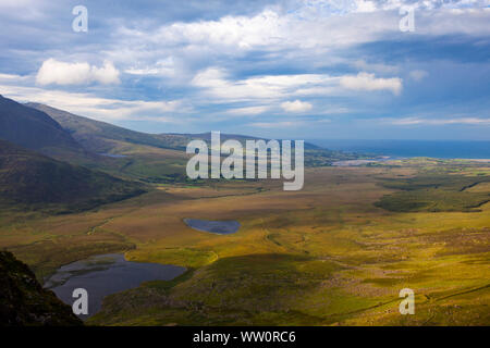 Connor Pass, péninsule de Dingle, Co Kerry, Ireland Banque D'Images