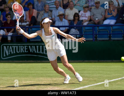 Alize Cornet (Fra) jouer à la nature internationale de la vallée, le Devonshire Park, Eastbourne, Royaume-Uni. 27 Juin 2019 Banque D'Images