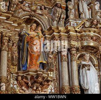 Josep Tramulles / Retable du Monastère de Santa Maria de Santes Creus, 1647-1651. Banque D'Images