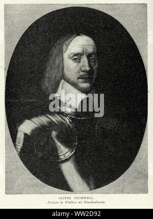 Oliver Cromwell (25 avril 1599 - 3 septembre 1658) un chef militaire et politique. 17e siècle, après Walker Banque D'Images