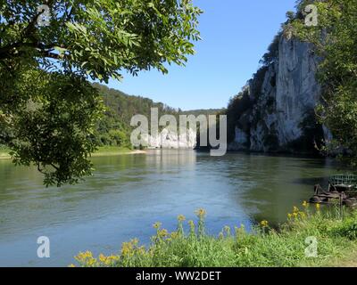 Les gorges du Danube de Weltenbourg à (04. Septembre 2019) dans le monde entier d'utilisation | Banque D'Images