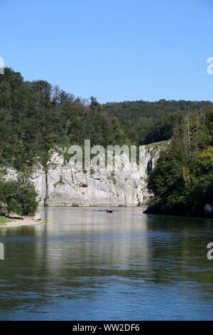 Les gorges du Danube de Weltenbourg à (04. Septembre 2019) dans le monde entier d'utilisation | Banque D'Images